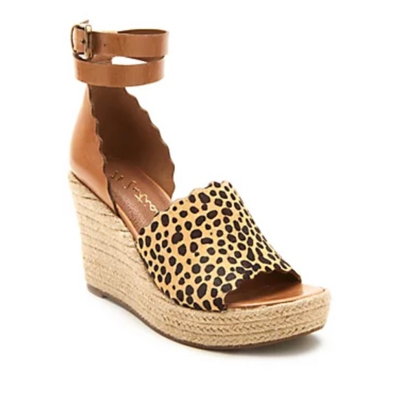 Matisse Shoes - NWT Nude Leopard Espadrille Wedges / Matisse